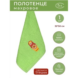 Полотенеце кухонное махр.  арт.6500 Матрешка зеленый (30*50) кор.