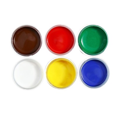 Краски пальчиковые, набор 6 цветов по 35 мл, ErichKrause ArtBerry, гелевые, с Алоэ Вера, картонная упаковка