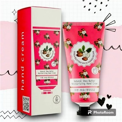 Med B. Крем для рук с маслом Ши,  Shea Butter Rich Hand Cream 80 мл