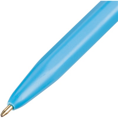 Ручка шариковая неавтомат. СТАММ 049 1,0мм,масл,син,флуор.корп