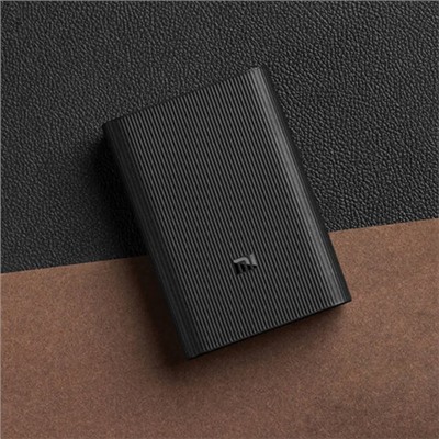 Аккумулятор внешний 10000 mAh, XIAOMI Mi Power Bank 3 Ultra compact, БЫСТРАЯ ЗАРЯДКА, 3 USB, литий-полимерный, BHR4412GL