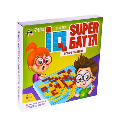 Стратегическая настольная игра IQ «super Баттл», 2-4 игрока, 6+