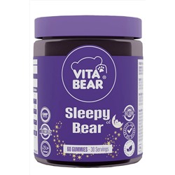 Витамины для регулирования сна Vita Bear Sleepy Bear, 60 шт.