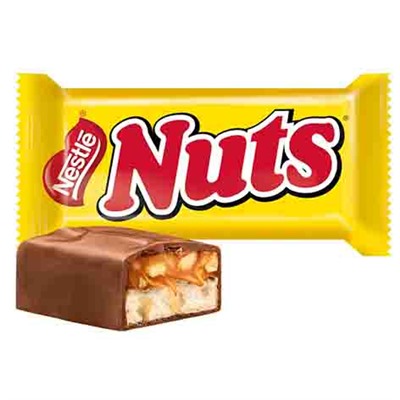 Конфеты Натс (Nuts) мини, Нестле, пакет, 1 кг х 5 шт.