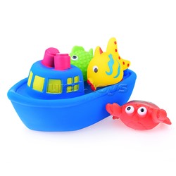 Набор игрушек для купания в сетке