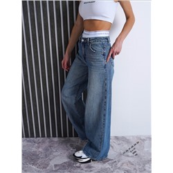 Женские джинсы - широкие 👖  ☑️ Хит сезона - Багги  ☑️ Качество отличное 😘 ☑️ Хлопок с добавлением стрейча ☑️ Посадка высокая , рост модели 170