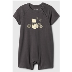 Gap Disney Winnie the Pooh Graphic Baby Rompersuit (Newborn-24mths)