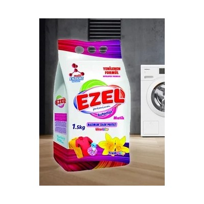 1.5 кг Стиральный порошок EZEL Premium Color&White 1/12, шт