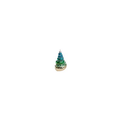 Ракушка Конча "Изумрудный остров" (стекло) 6,5х5,5х11 см