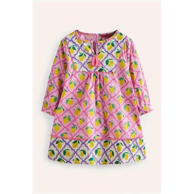 Boden Long-sleeve Printed Kaftan