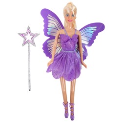 DEFA Lucy Кукла  "Юная фея" (в комплекте волшебная палочка, розовый)