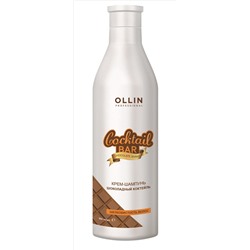OLLIN Cocktail BAR Крем-шампунь для волос 'Шоколадный коктейль' объём и шелковистость волос 400мл