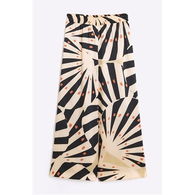 River Island Girls Shell Print Wide Leg Trousers