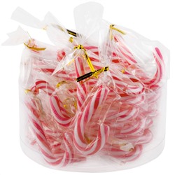 Reinhardt Lolly Mini Candy Canes Zuckerstangen rot-weiß 120g