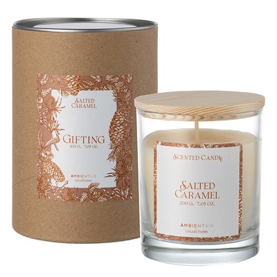 Свеча ароматическая Gifting, Salted Caramel, 40 ч