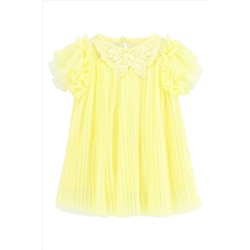 Angels Face Baby Yellow Cho Tulle Butterfly Sherbert Dress