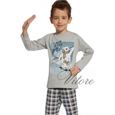 Пижама с длинным рукавом для мальчика Cornette  809/35 Top of the world