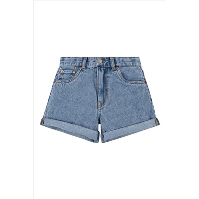 Levi's® Mom Denim Shorts With Roll Cuff