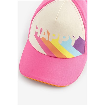 Little Bird by Jools Oliver Happy Rainbow Baseball Cap