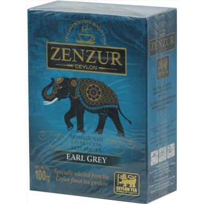 Zenzur. Earl Grey 100 гр. карт.пачка