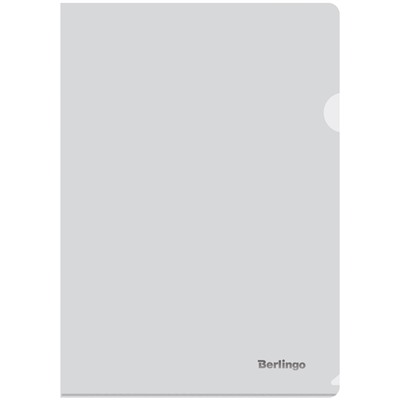 10шт. Папка-уголок Berlingo, А4, 180мкм, прозрачная бесцветная
