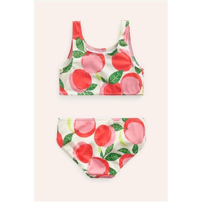 Boden Fun Peach Printed Bikini