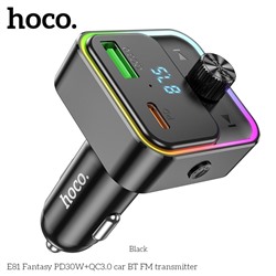 Автомобильное ЗУ Hoco E81 Fantasy PD30W+QC3.0 - Black