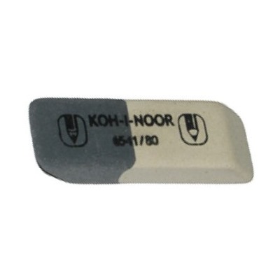 Ластик  Koh-i-Noor  Sunpearl 42*14*8мм, бело-серый, каучук
