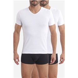 2 camisetas DIM Sport Blanco