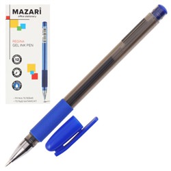Ручка гелевая, пишущий узел 0,5 мм, цвет чернил синий Mazari M-5526-70