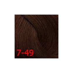 ДТ 7-49 стойкая крем-краска для волос Средний русый бежевый фиолетовый 60мл
