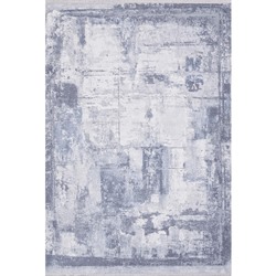 Ковёр прямоугольный Alpin Lotus, размер 80x150 см, цвет grey/blue