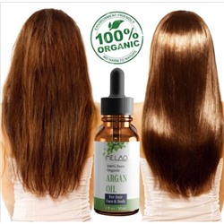 100% Аргановое масло Melao для волос, лица и тела 30ml