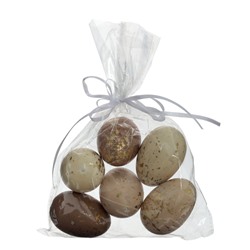 Изделие декоративное "Яйцо пасхальное", набор из 6-ти шт., L16 W5 H20 см