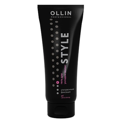 Гель для укладки волос ультрасильной фиксации OLLIN STYLE, 200 мл