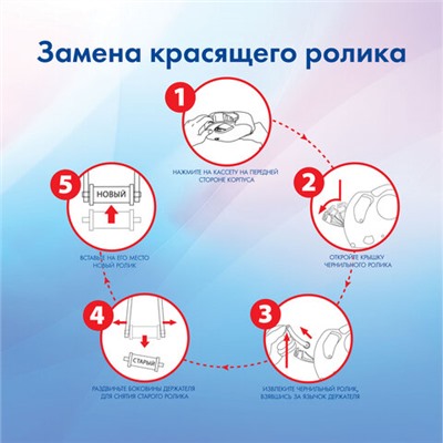 Красящие ролики для этикет-пистолетов, 25 мм, КОМПЛЕКТ 2 шт., 1 и 2-строчные BRAUBERG (290437, 290438), 290440