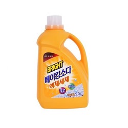 MUKUNGHWA Жидкое средство для стирки "Bright Baking Soda Liquid Detergent" с ферментами и содой (очищающее до глубины волокон, для сушки в помещении) 5 л / 3
