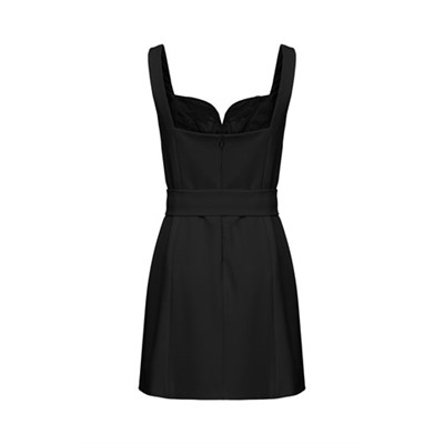 Vestido corto - Negro