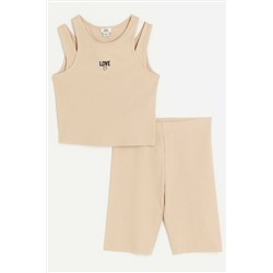 River Island Girls Double Strap Tank Set