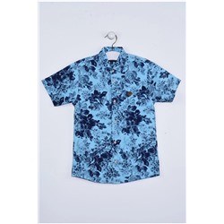 Синяя рубашка для мальчика 4999/4998