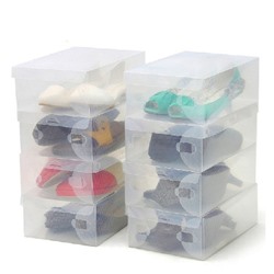 Пластиковая коробка для хранения обуви - 27 см. Plastic Shoe Box (набор из 5 шт.)