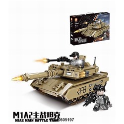 Конструктор FC4002  Forange Block Танк M1A2 Абрамс 1053 дет.