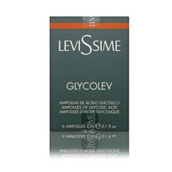 Пилинг с гликолевой кислотой 10% LeviSsime Glycolev, рН 3,5-4,0, 6 шт по 3 мл