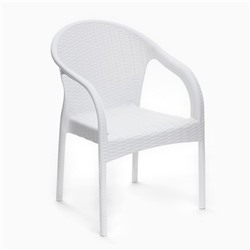 Кресло садовое "Ротанг" 64 х 58,5 х 84 см, белое