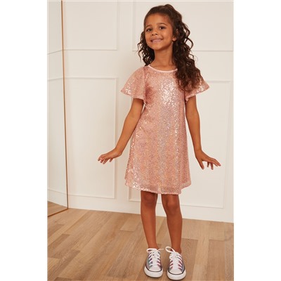 Chi Chi London Sequin Smock Dress