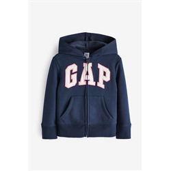 Gap Logo Zip Up Hoodie