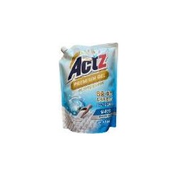 PIGEON Концентрированный гель "Act’z Premium Gel" для стирки белья для машин с вертикальной и горизонтальной загрузкой (аромат мяты) 1 л, мягкая упаковка с крышкой / 8