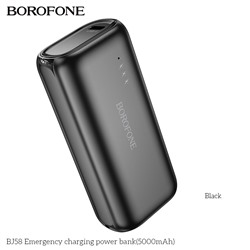 Портативный аккумулятор BOROFONE BJ58 5000 mAh (черный)