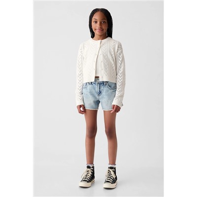 Gap Soft Pointelle Cardigan (4-13yrs)