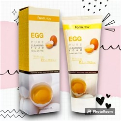 FarmStay Пенка для умывания "Яичная" Egg Pure Cleansing Foam, 180мл
